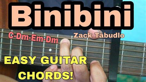 binibini shortcut|BINIBINI (ZACK TABUDLO) guitar tutorial .